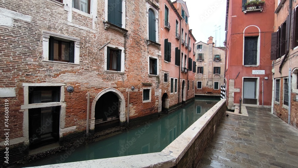 Venice, houses on the Venetian canals