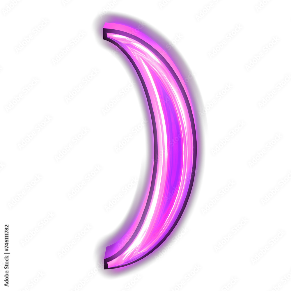Glowing purple symbol Glowing purple symbol
