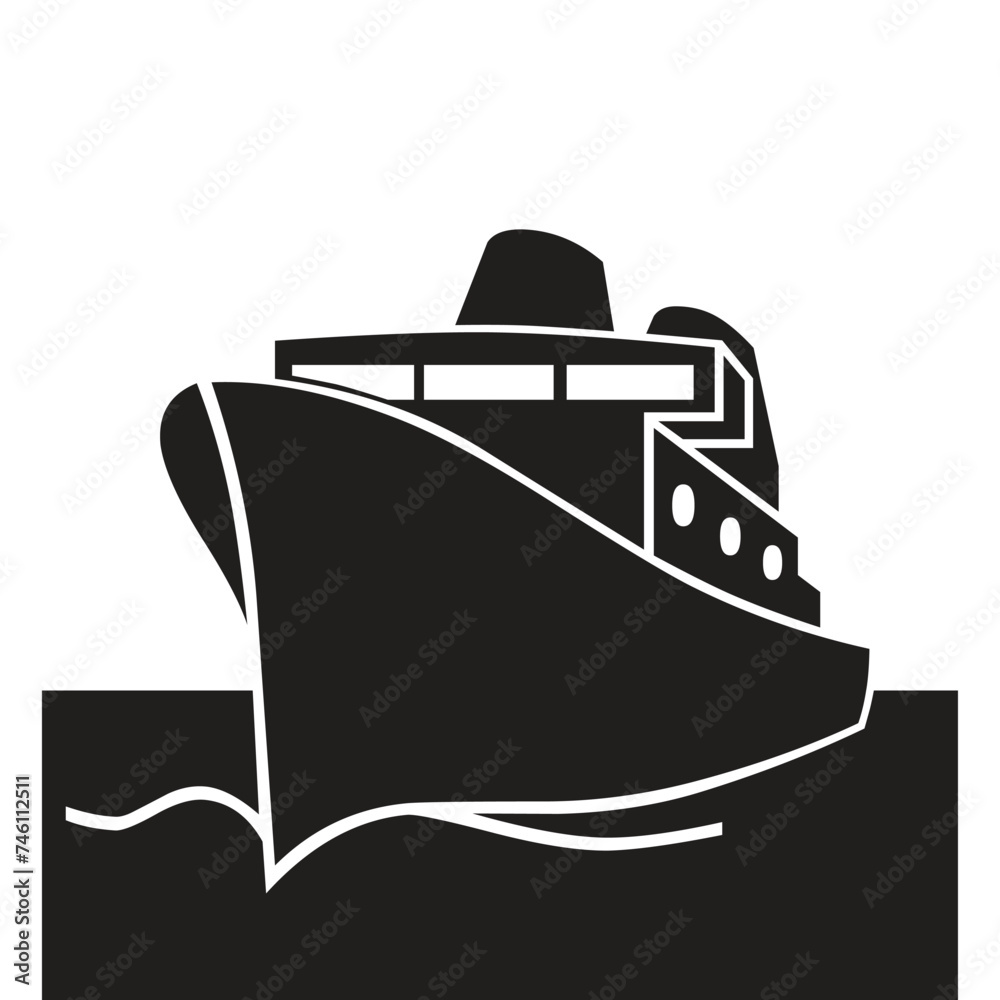 Continuous shapes drawing cargo ship with containers in the port. Cargo Concept. Single line draw design vector graphic illustration. Continuous shapes drawing cargo ship with containers in the port. Cargo Concept. Single line draw design vector graphic illustration.