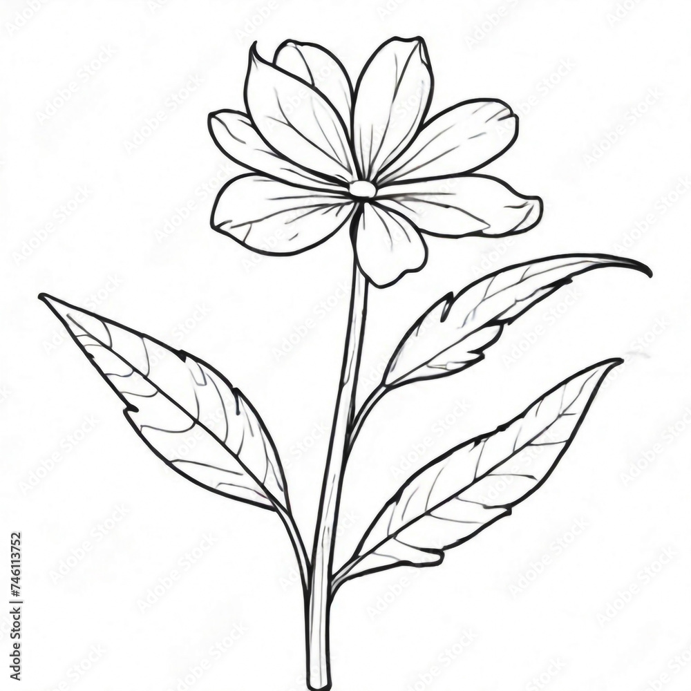 Single flower doodles drawing vector illustration. Spring flower outline set including a rose, sunflower daisy, hibiscus, peony, morning glory, etc. Single flower doodles drawing vector illustration. Spring flower outline set including a rose, sunflower daisy, hibiscus, peony, morning glory, etc.