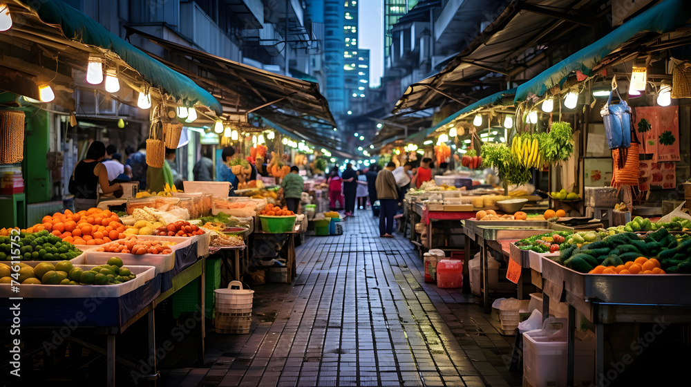 Bustling Vibrancy: A Snapshot of the Dynamic Local Markets in Hong Kong