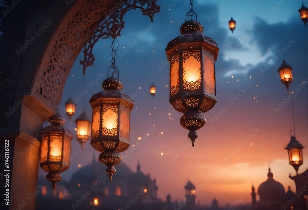 Fantasy-themed Lantern for Islamic Ramadan Festivities