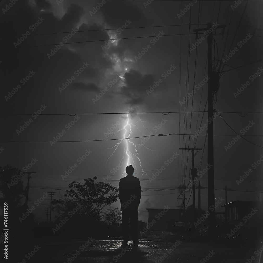 In the heart of a storm, a documentary photographer uses the bolt as a metaphor for sudden enlightenment, revealing truths through the lens In the heart of a storm, a documentary photographer uses the bolt as a metaphor for sudden enlightenment, revealing truths through the lens