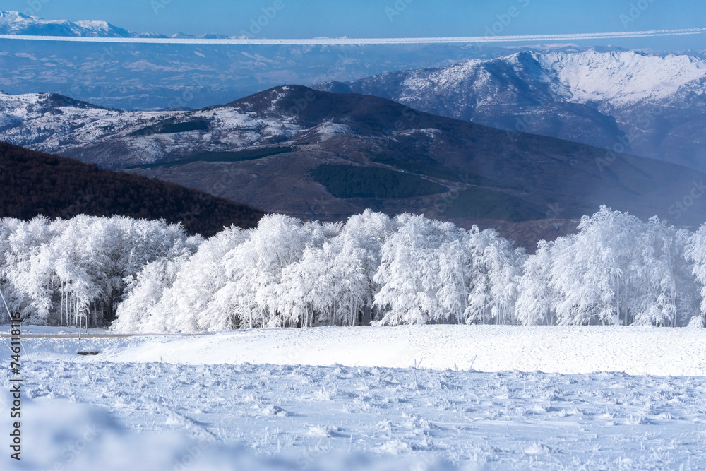 Obraz premium winter mountain landscape
