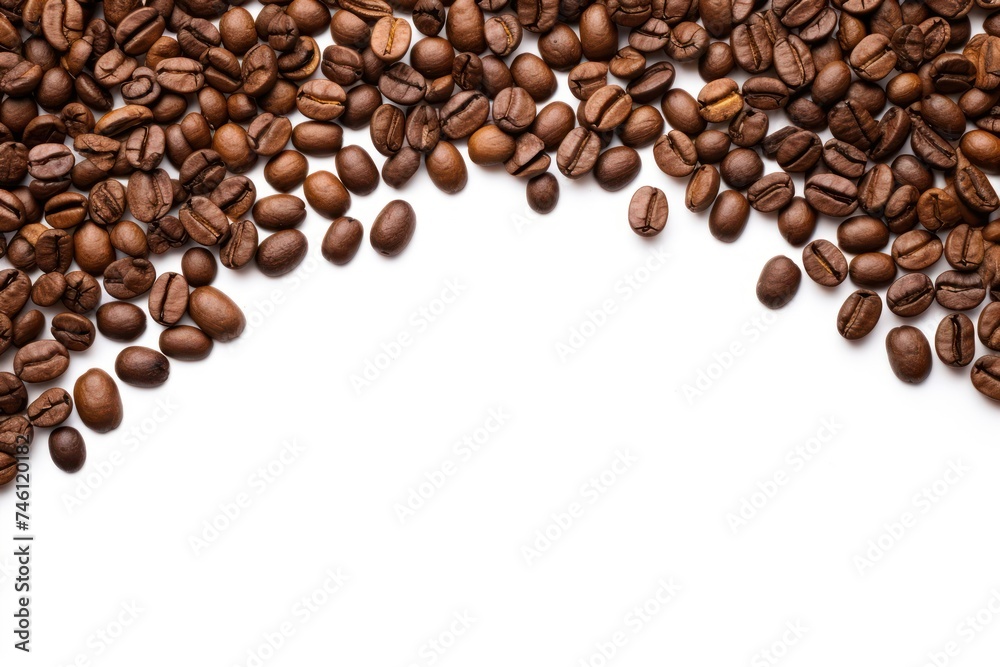 Coffee beans isolated on white background Coffee beans isolated on white background