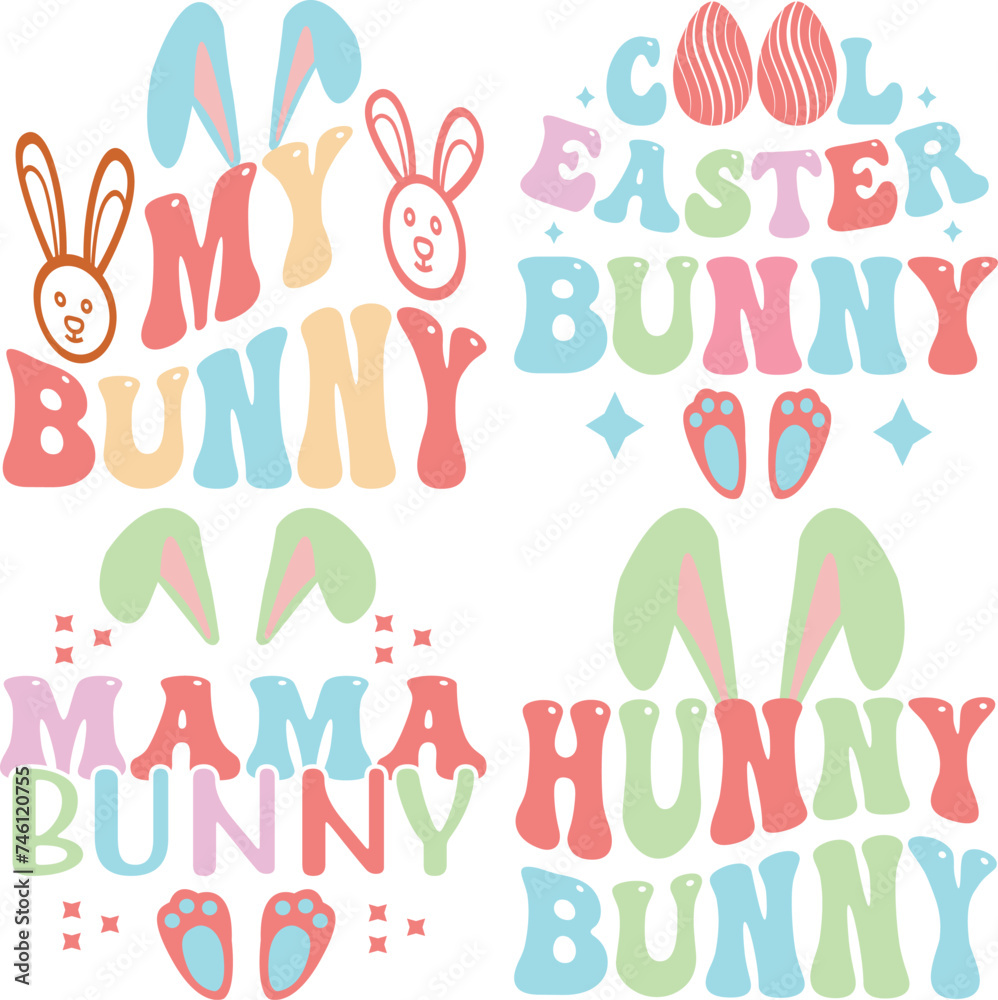 Happy Easter Bundle design, Christian Easter bunny Bundle, Retro Easter Cut Files Cricut, Good for Happy Easter tshirt design Happy Easter Bundle design, Christian Easter bunny Bundle, Retro Easter Cut Files Cricut, Good for Happy Easter tshirt design