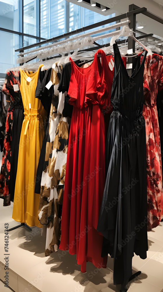 Stylish Array Of Women's Wear Showcasing H&M's Latest Collection
