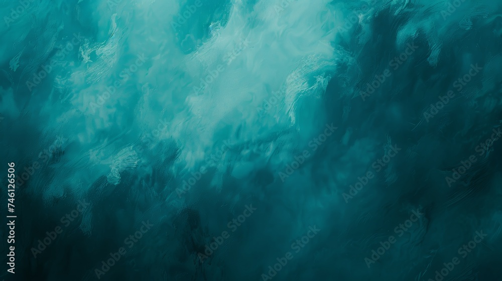Subtle Teal and Aqua Gradient Abstract Background with Blur