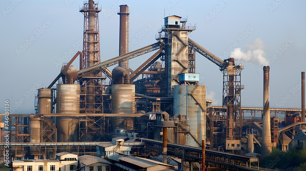 Steel plant.