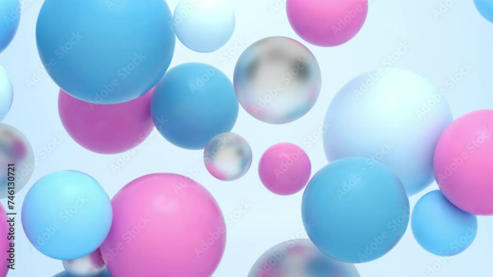 Colorful Floating Balls 4k Animation Colorful Floating Balls 4k Animation