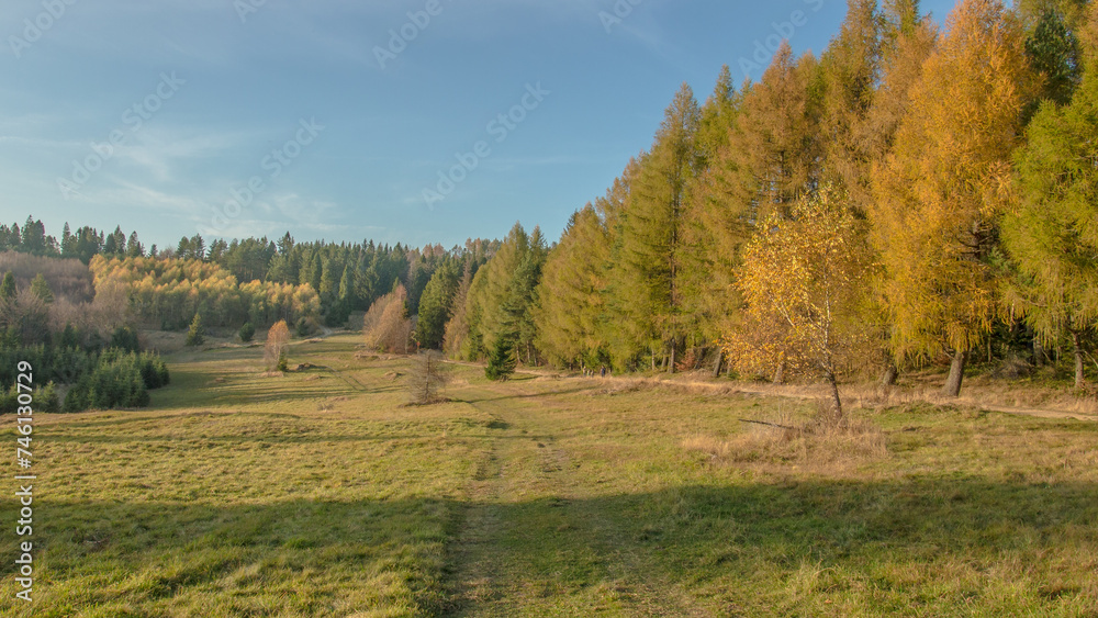 Jesień w górach - Beskid Śądecki