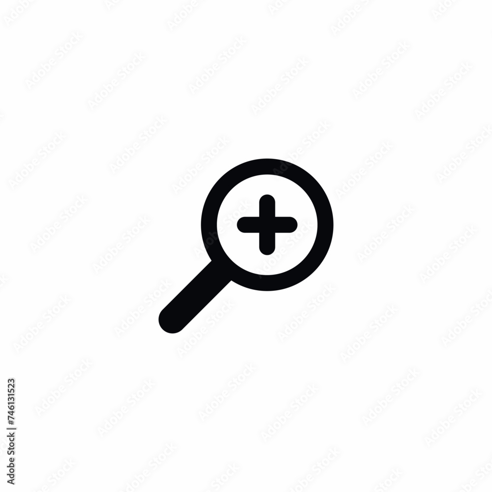 Zoom In Magnifier Vector Icon Sign Symbol Zoom In Magnifier Vector Icon Sign Symbol