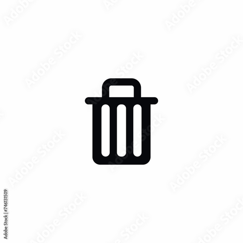Trash Delete Remove Vector Icon Sign Symbol