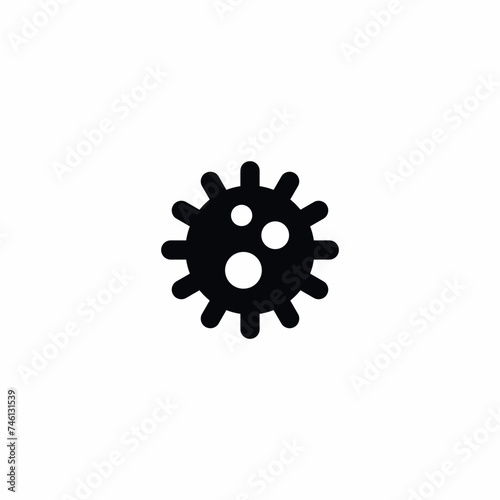 Bacteria Virus Viral Infection Vector Icon Sign Symbol