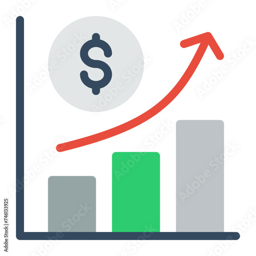 This is the Business icon from the Finance icon collection with an Color style