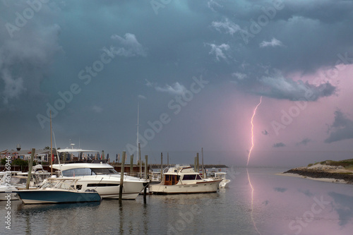 Εκτύπωση καμβά Dramatic Cape Cod coastal scene in East Dennis, Massachusetts