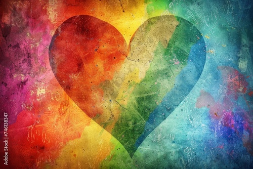 LGBTQ Pride majestic. Rainbow elegant colorful visionary diversity Flag. Gradient motley colored range LGBT rightsparade love council pride community photo