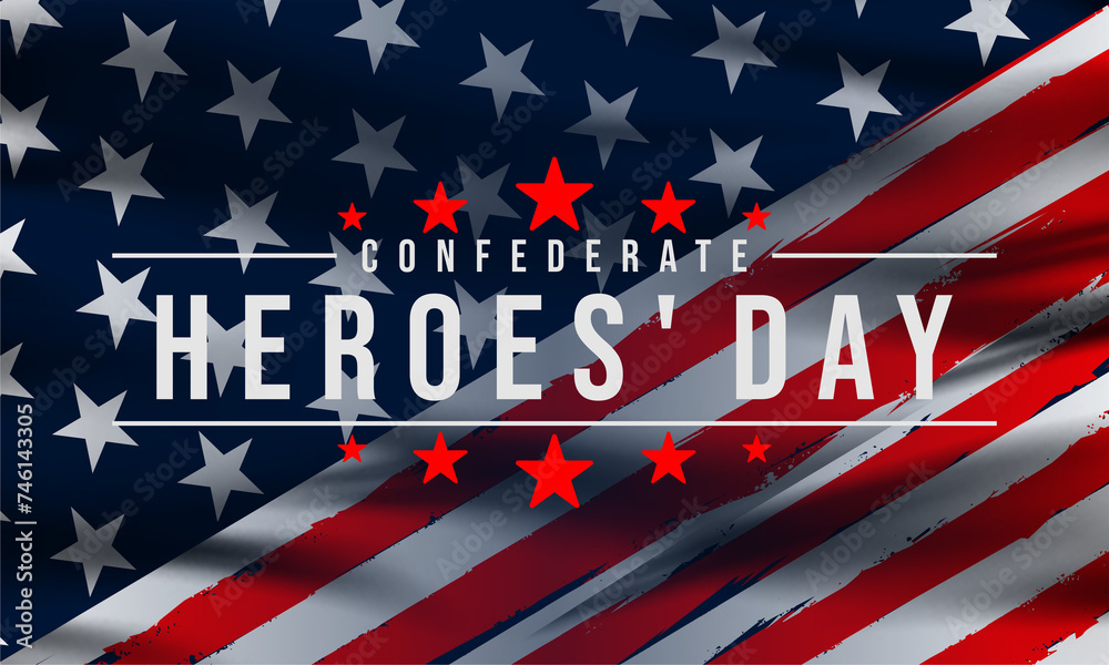 confederate heroes' day. Confederate Memorial Day Honoring All Us Heroes	
