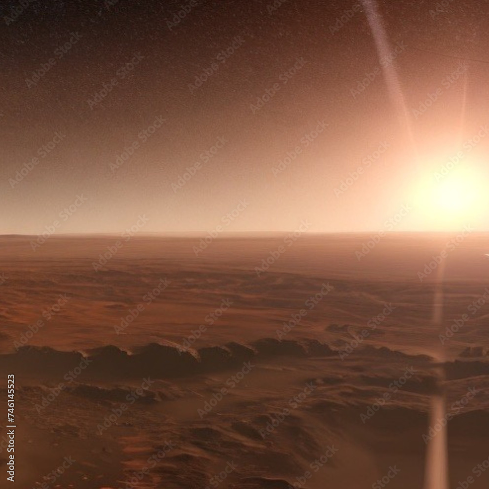 sunlight in Mars