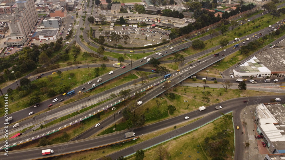 aerial images of Bogota with its traffic and green streets
aerial images of Bogota with its traffic and green streets