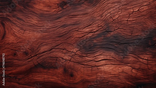 Close-up of wavy lines on wood texture.