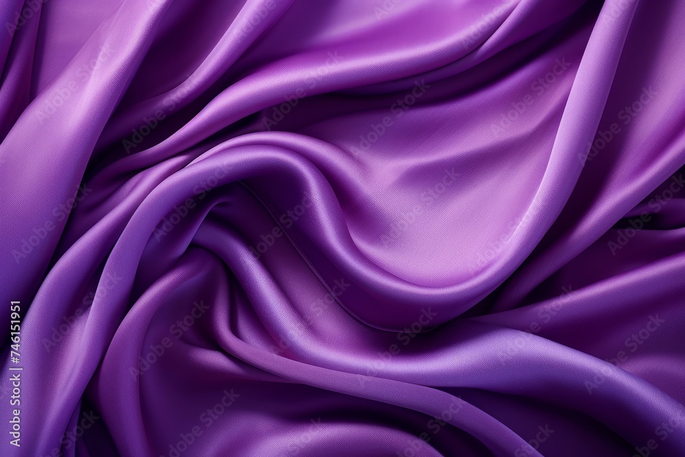 Luxurious Purple silk textile. Satin design. Generate Ai Luxurious Purple silk textile. Satin design. Generate Ai