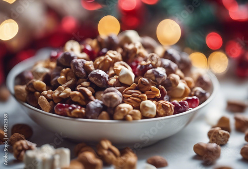 Treats such as candied nuts fruits and soft nougat are a French tradition at Christmas