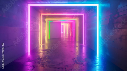 purple neon background