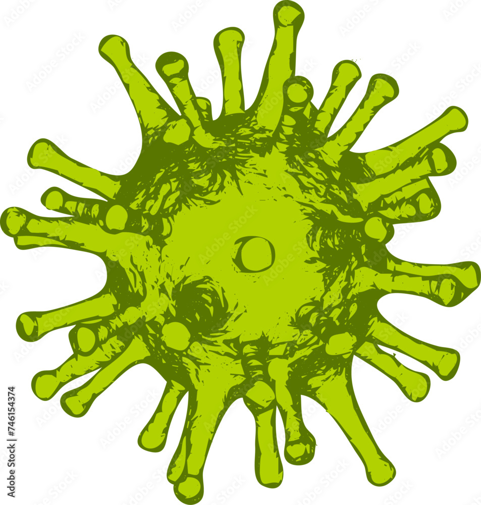illustrated virus