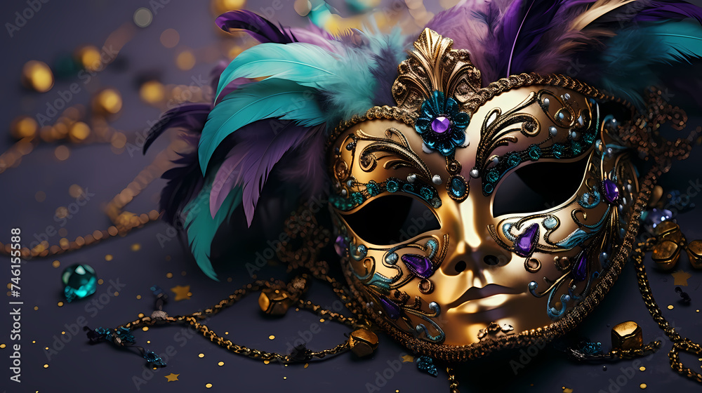 Carnival mask background, carnival mask