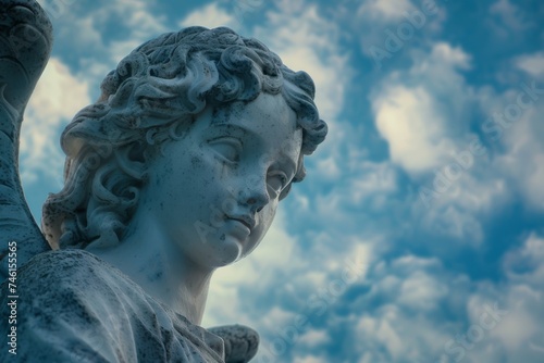 Angel statue against the sky © InfiniteStudio
