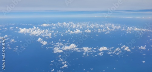 Oceans and clouds in the Indonesian sky - Original without editing  (Lautan dan awan di langit Indonesia - Asli tanpa editan) photo