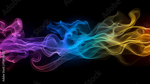 colorful abstract smoke background