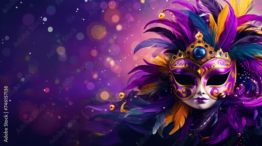 Venetian masquerade mask, carnival mask