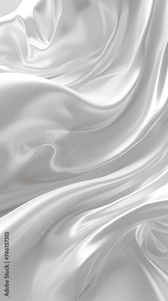 Fototapeta premium white abstract wavy background