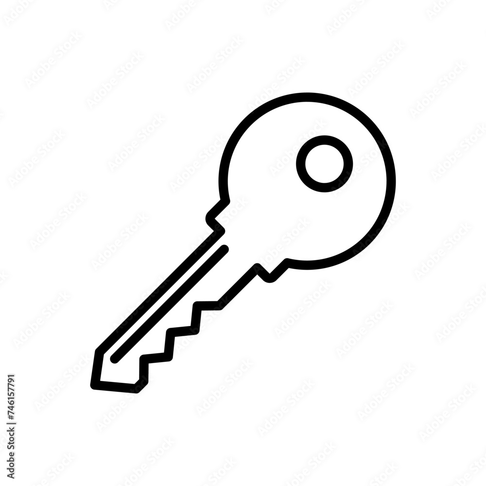 Key icon vector. Key vector icon. Key symbol Key icon vector. Key vector icon. Key symbol
