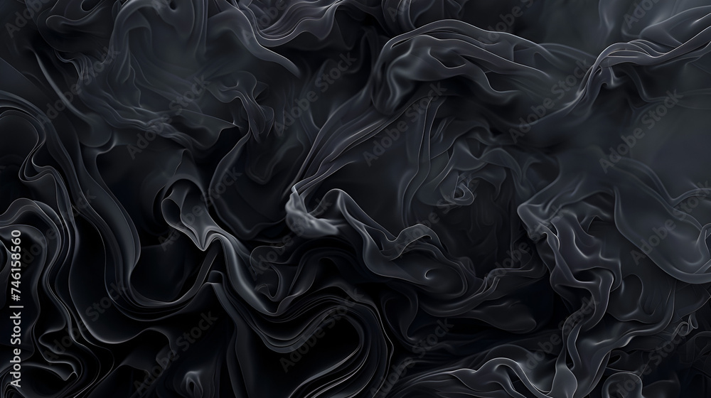 Obraz premium black background smoke