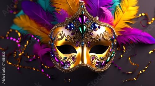 Venetian masquerade mask, carnival mask © ma