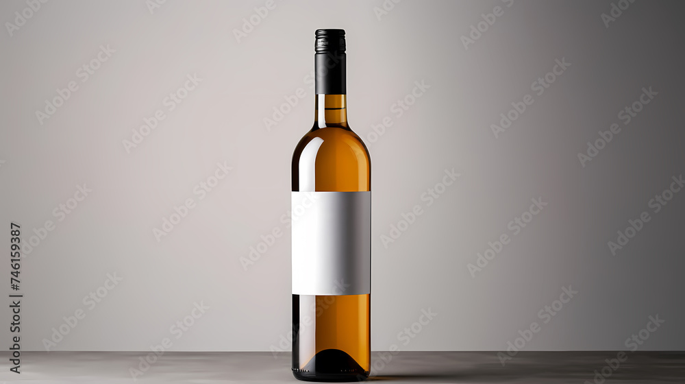 A bottle of fine red wine, commercial shot A bottle of fine red wine, commercial shot