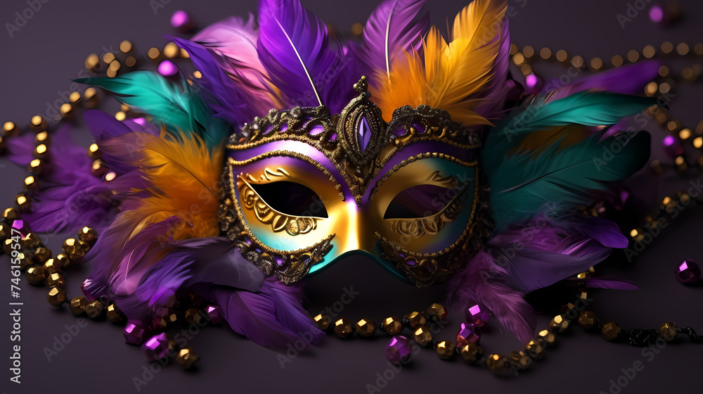 Venetian masquerade mask, carnival mask