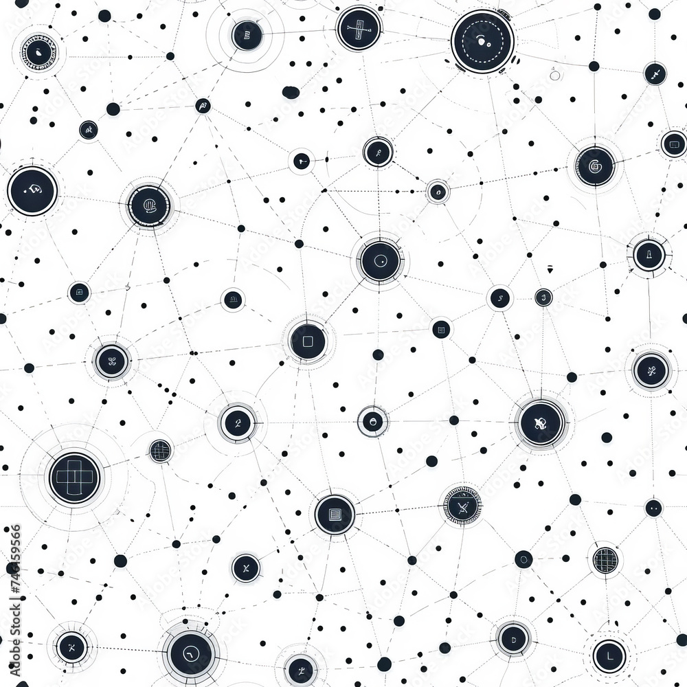 neural network, biology lab science, as seamless tile pattern, ai generated neural network, biology lab science, as seamless tile pattern, ai generated