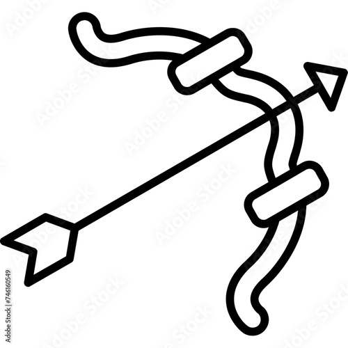 Bow And Arrow Icon