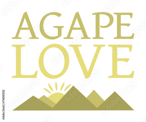 Agape Love, Christian Design