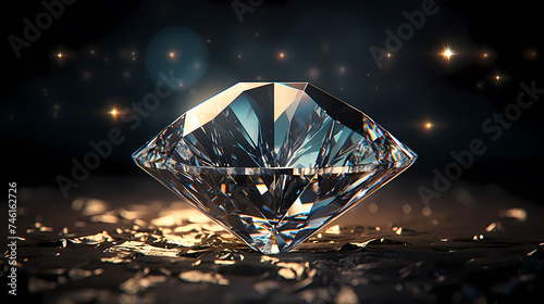 Beautiful diamond background