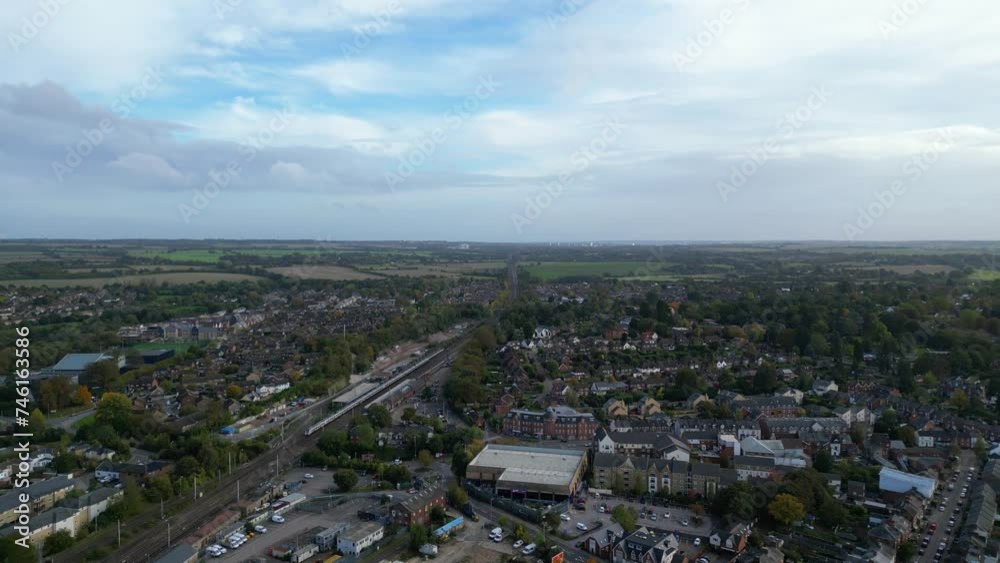 High Angle View of British City High Angle View of British City