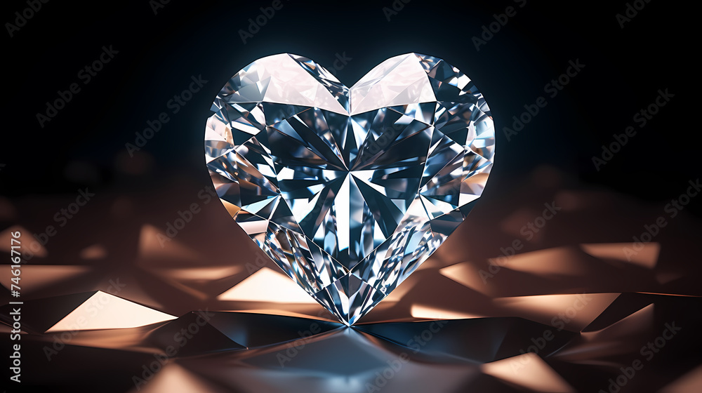 Fototapeta premium sparkling shiny diamonds
