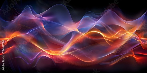 Dynamic Wave on Abstract Background  A Futuristic and Visually Engaging Seamless Design. Concept Abstract Design  Dynamic Wave  Futuristic  Visually Engaging  Seamless