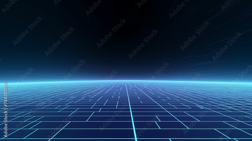Cyberspace grid background, blockchain and abstract technology background Cyberspace grid background, blockchain and abstract technology background