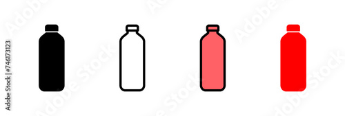 Bottle icon vector illustration. bottle sign and symbol