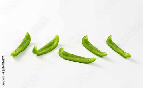 Green pepper slices